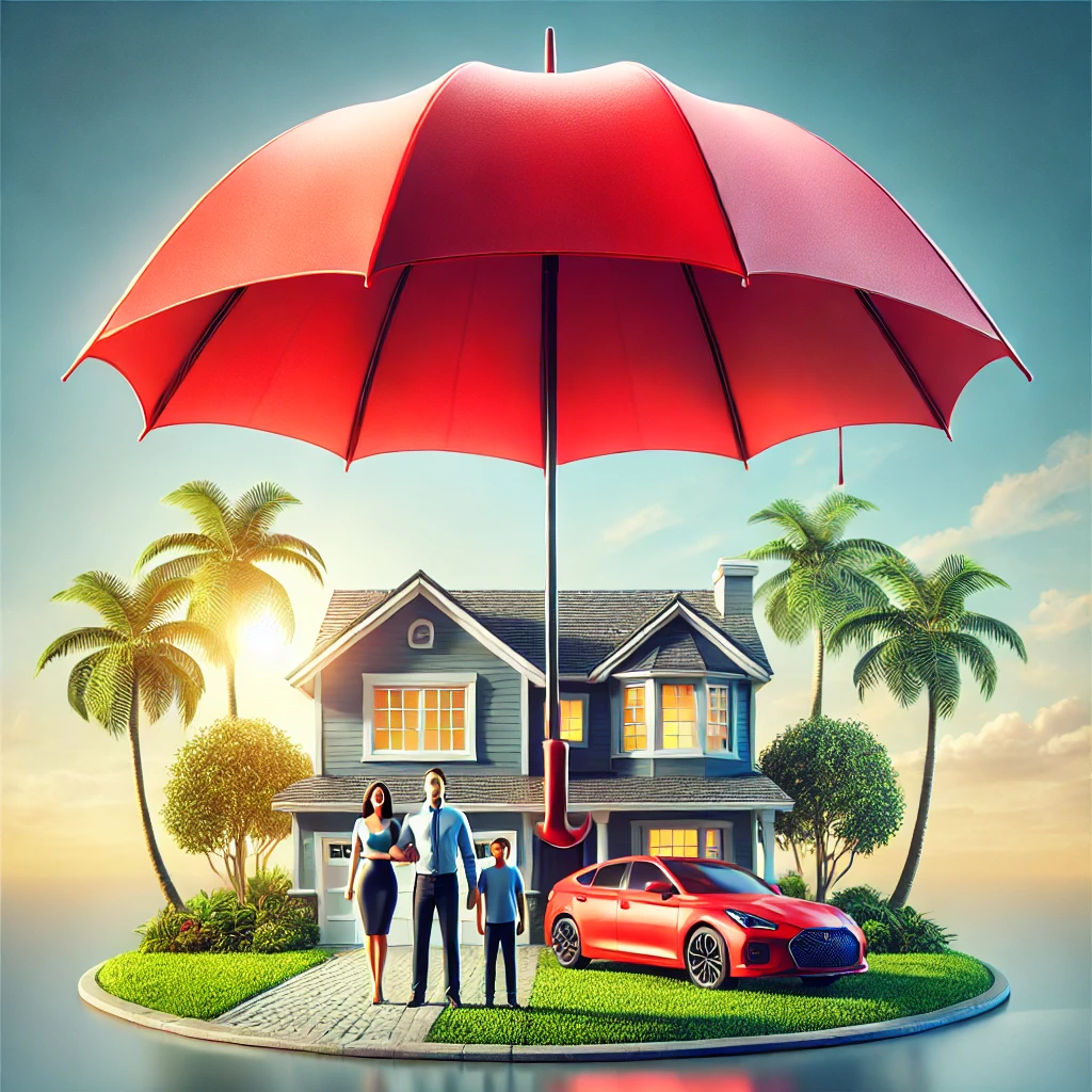Personal Umbrella Insurance in Florida Illustration